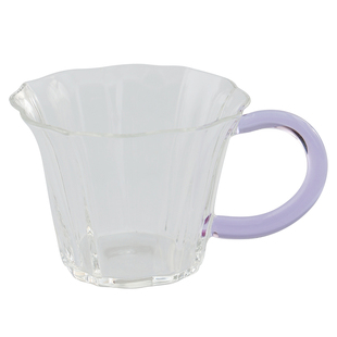 玻璃茶杯带把高级感功夫茶主人杯待客家用耐热水杯花茶杯女士专用