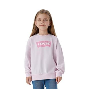 Levi's李维斯儿童装女童卫衣套头衫春秋款新品男童长袖运动上衣潮
