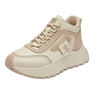 回力百搭增高老爹鞋女2026年新款厚底防滑高帮鞋时尚休闲帕拉鞋女