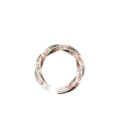 纯银道家饰品天蓬尺戒指扭转乾坤