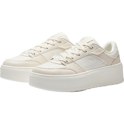 安踏果冻丨厚底增高板鞋女鞋2025冬季新款百搭小白鞋122548031