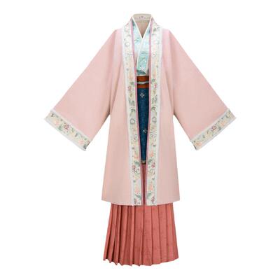 印金织金传统汉服对襟袄