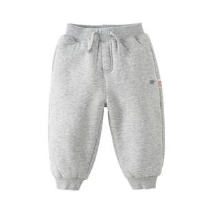 戴维贝拉儿童裤子男童运动裤女童休闲裤婴儿宝宝春季长裤初秋童装