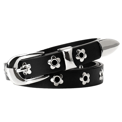 BELIEFYAO原创花朵窄款y2K皮带