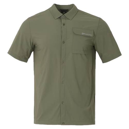 岩云ROCKCLOUD户外运动城市通勤男商务休闲男士短袖衬衫吸湿速干