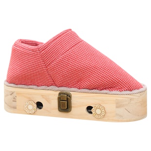 实木艾灸鞋足底艾灸盒足灸随身灸家用可行走热敷靴脚部艾灸神器具