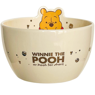 维尼熊联名餐具碗碟套装家用饭碗盘子2025新款卡通一人食陶瓷碗盘