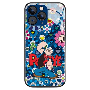 日本潮牌村上隆太阳花大力水手适用于iphone17promax/17AIR苹果个性手机壳