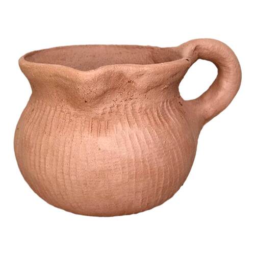 傣陶烤茶罐西双版纳非遗慢轮手工柴烧侧把粗陶壶七夕罐公道杯包邮