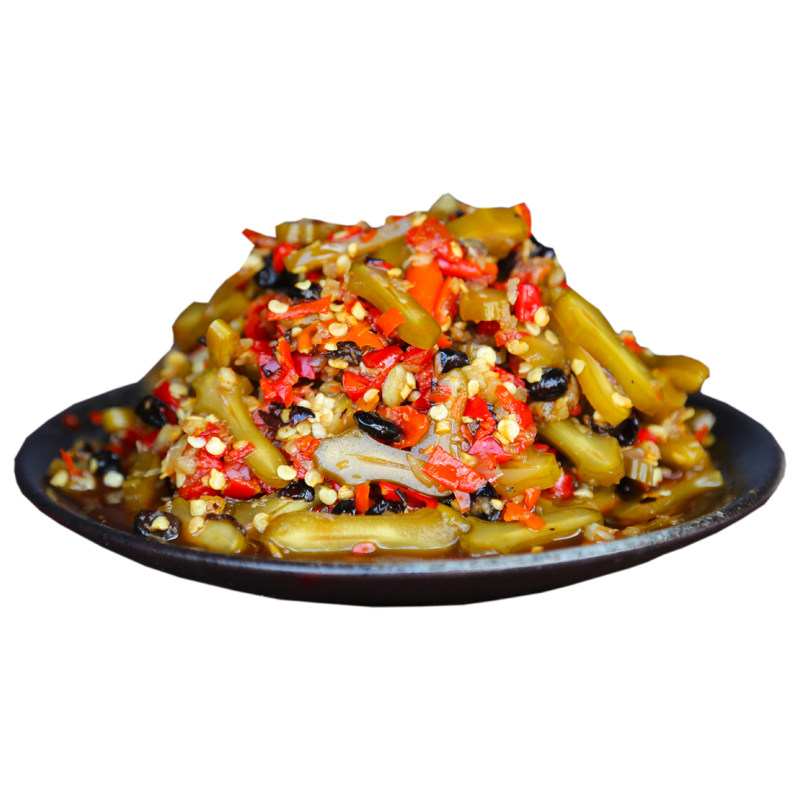 江西特产酸辣脆刀豆剁椒酱下饭菜