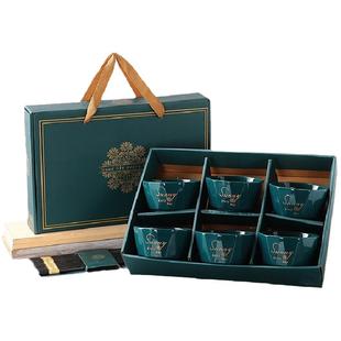 家用陶瓷碗餐具青花瓷碗套装定制logo碗筷套装实用套碗套装礼盒装