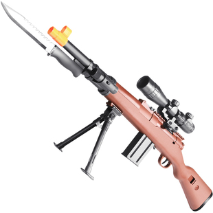 大号98克带刺刀软弹枪黄金抛壳吃鸡装备玩具枪狙击枪98K儿童男孩