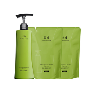 【百亿补贴】珀莱雅旗下惊时控油蓬松洗发水囤货装长效控油官方