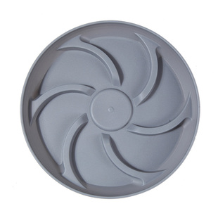 牧狼人透气花盆托盘底座底盘深接水盘白色灰色圆形小花盆控根托盘