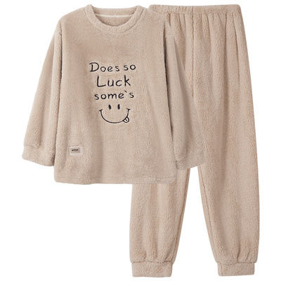 珊瑚绒情侣睡衣加厚加厚2025新款