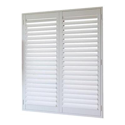 实木椴木百叶门透气窗衣帽间隔断