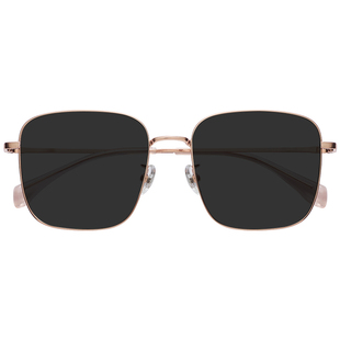 超轻金丝边大方框近视墨镜女款可配有度数带大脸显瘦金边太阳眼镜