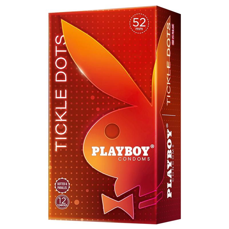 PLAYBOY避孕套夫妻调情趣刺激猫舌颗粒高潮专用套套