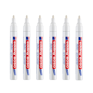 德国edding8050油漆笔摩托车汽车描胎防水不掉色轮胎笔字母改色涂鸦