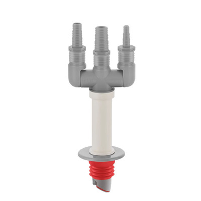 地漏隔板加高长防臭洗烘下水三通