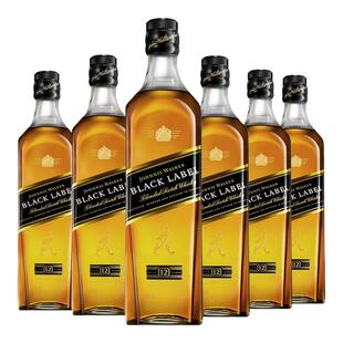 Johnnie Walker尊尼获加12年黑方黑牌700ml 苏格兰调和型威士忌