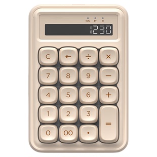 数字小键盘无线蓝牙外接财务会计专用便携式迷你静音计算器二合一