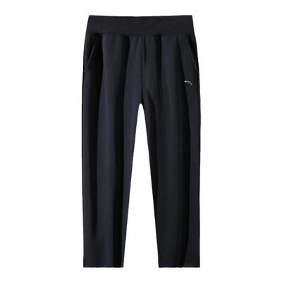 安踏女抽绳直筒休闲运动束脚长裤