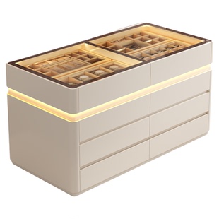 衣帽间中岛台展示柜首饰收纳柜子卧室双面抽屉斗柜饰品家用落地款