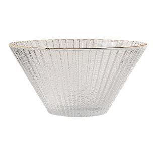 ins风玻璃碗高颜值 水果沙拉碗餐具家用北欧甜品碗网红冰粉碗