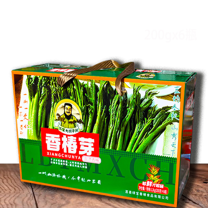 沂蒙保鲜礼盒头茬淹咸蒙山香椿芽