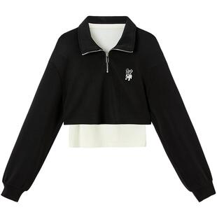 太平鸟女装秋季新款长袖针织套装连衣裙运动polo时尚A3FCE3192