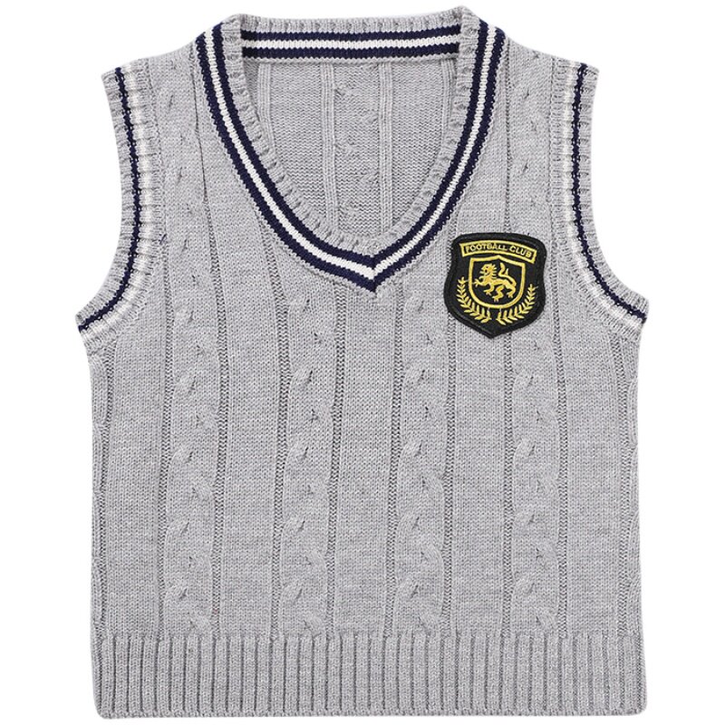 儿童马甲宝宝背心班服套装针织衫