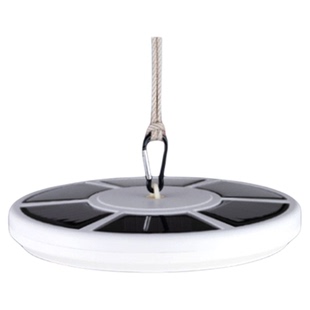 旗杆灯太阳能22cm大直径晚上自动亮露营灯飞碟新款大灯珠夏帐篷灯