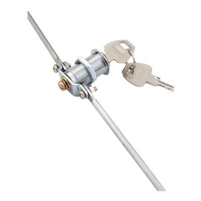 铁皮文件柜连杆抽屉转舌锁上