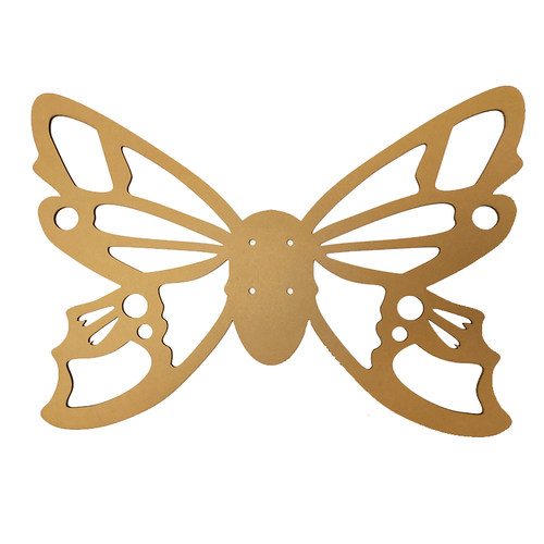 瓦楞纸板蝴蝶翅膀形状幼儿园学校环创表演手工DIY美术光影玻璃纸