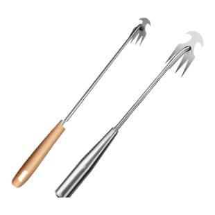 新款除草神器连根拔草工具园艺耙子除根锰钢小号手松土挖野菜杂草