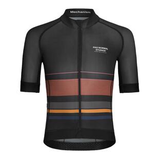 现货PNS  Mechanism Late Drop Jersey竞技骑行短袖条纹车衣