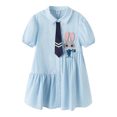 巴拉巴拉裙子女童条纹衬衫连衣裙