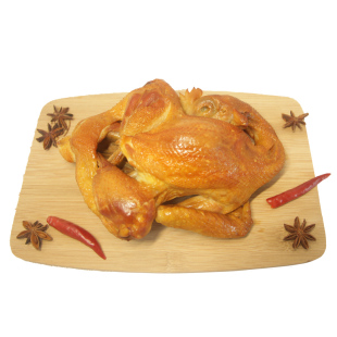 海城二利烧鸡童子鸡手撕鸡扒鸡东北熏鸡熟食卤零食600g整只大份量