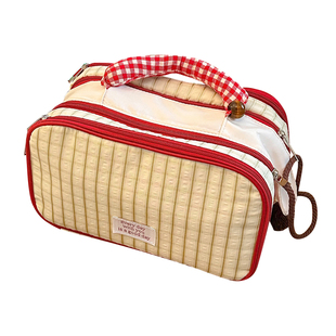 三室一厅化妆包女便携式大容量洗漱包袋化妆刷分区收纳包2025新款