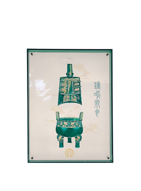 陕历博钟鸣鼎食非遗皮影装饰画