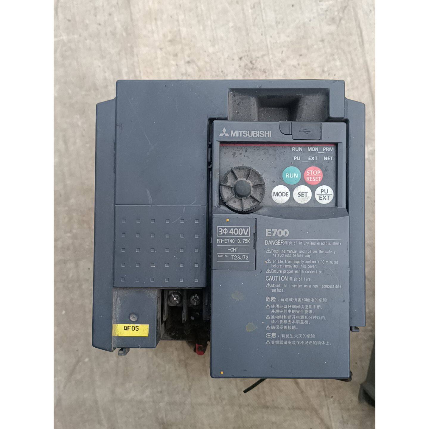 议价可维修FRE7401.5KCHT拆机三菱变频器1.5kw