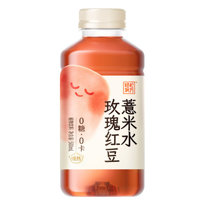二次方玫瑰红豆薏米水500ml*4瓶