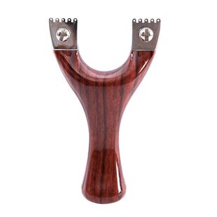 弹弓成年人专用新款高精度仿木大威力扁皮加厚比赛竞技弹工架户外