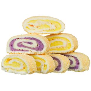 芋泥奶皮卷内蒙古特产奶皮子奶制品草原榴莲千层奶皮山楂夹心零食