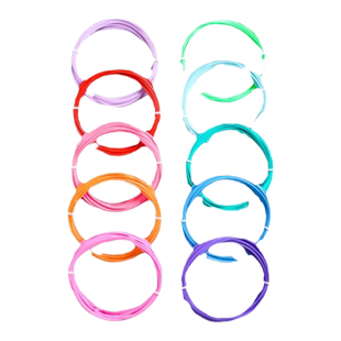 3d打印笔耗材儿童款PCL低温环保线圈20色三d立体绘画笔涂鸦笔专用材料笔芯线适用得力3地笔女孩画画网红玩具