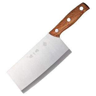 张小泉菜刀家用切片刀锋利不锈钢菜刀木柄款切菜切肉刀具免磨厨具