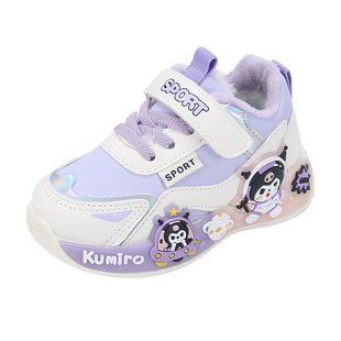 女童运动鞋2025秋冬新款加绒中小童宝宝鞋子软底防滑儿童休闲鞋潮