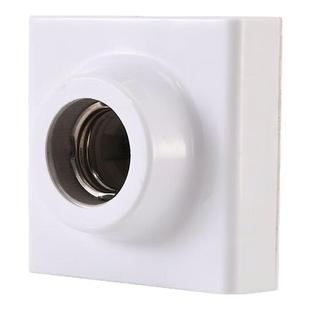 雷士照明明装灯座E27螺口灯泡灯头底座86型LED灯泡螺旋明线盒灯座