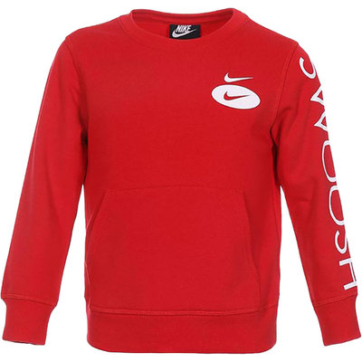 Nike/耐克正品秋季新款小童运动休闲宽松舒适套头卫衣 DV4849-657